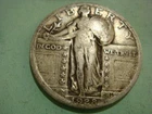 1928 P Standing Liberty Quarter album filler actual coin in photo
