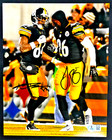 ANTONIO BROWN/LEVEON BELL DUAL SIGNED 8X10 PHOTO - (Beckett) Pittsburgh Steelers — photo 1