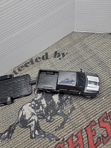 Ertl John Deere Black Chevy Pick Up Truck & Black Tailer "Metal" /0625-han3 - Picture 7 of 14