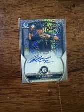2023 Bowman Draft Colt Emerson 1st Bowman Sparkle Auto /71 CDA-CE Mariners