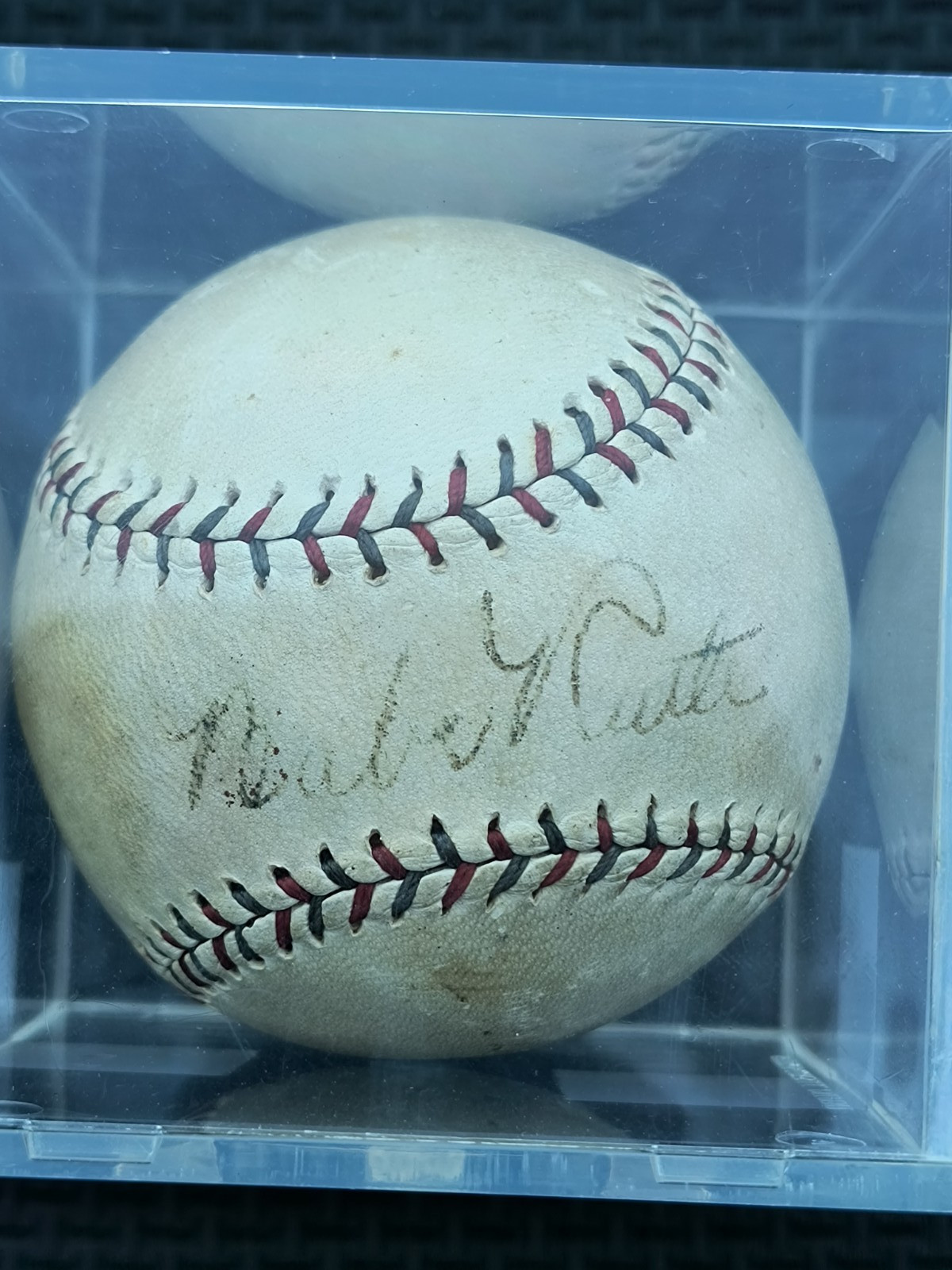 PSA DNA Babe Ruth Autographed Baseball view 5