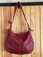 Borsa a mano grande Caterina Lucchi marrone pelle italiana morbida hobo borsetta boho
