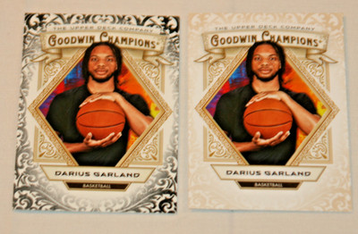 DARIUS GARLAND (2) 2025 GOODWIN CHAMPIONS GLOSSY BLACK & BASE #10 CLEVELAND