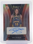TINA CHARLES 2025-26 SELECT DRAFT SELECTIONS AUTO SILVER PRIZM #DSS-TC Q7302