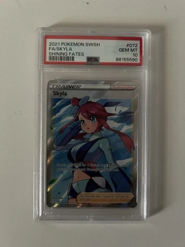 2021 Pokemon TCG—Skyla #072 Shining Fates—Ultra Rare Foil PSA 10