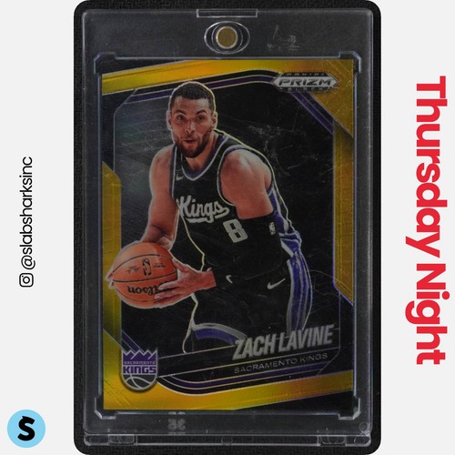 2024 PANINI PRIZM BLACK #53 ZACH LAVINE GOLD PRIZM /10