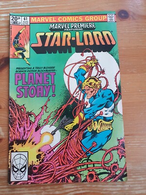 Marvel Comics MARVEL PREMIERE Featuring STAR-LORD #61 August 1981