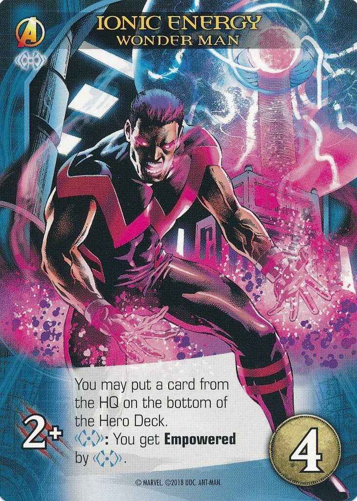 WONDER MAN Upper Deck Marvel Legendary ANT-MAN IONIC ENERGY | eBay
