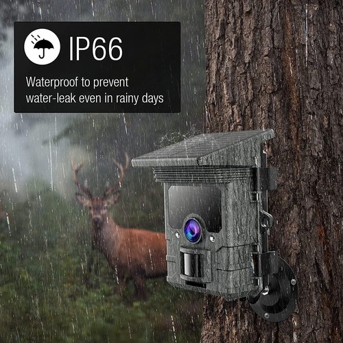 Solar Powered 4K 85MP Trail Camera WiFi Bluetooth Hunting for Wildlife Trace - Picture 9 of 10