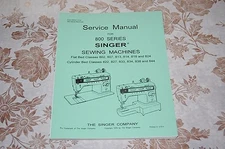 Singer Sewing Machines 807, 827, 1021, 1022, Service Manual on CD in PDF Format 