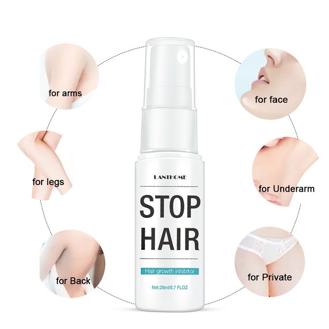 Permanent Stop Hair Growth Inhibitor Pubic Hair Repair Spray Facial Hair Remover eBay
