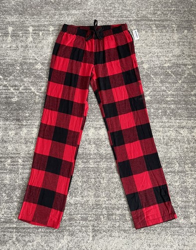 Old Navy Mens Pajama Pants M Tall Plaid 