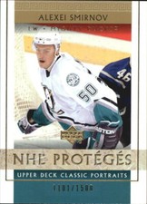 2002-03 UD Classic Portraits Rookie Card Protege Singles xxxx/1500 - You Choose