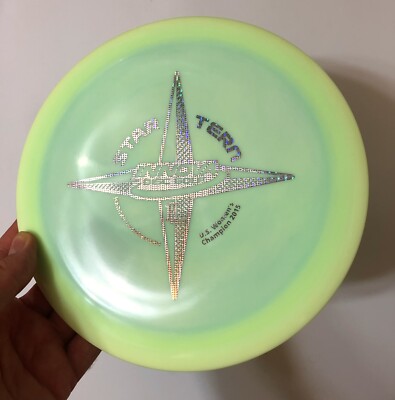 swirly star tern innova disc golf green 175 hannah leatherman