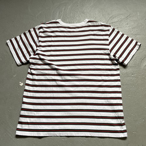 Carhartt Work In Progress WIP Oakland T-Shirt Border Stripe Surf Skate Street L - 第 6/6 張圖片
