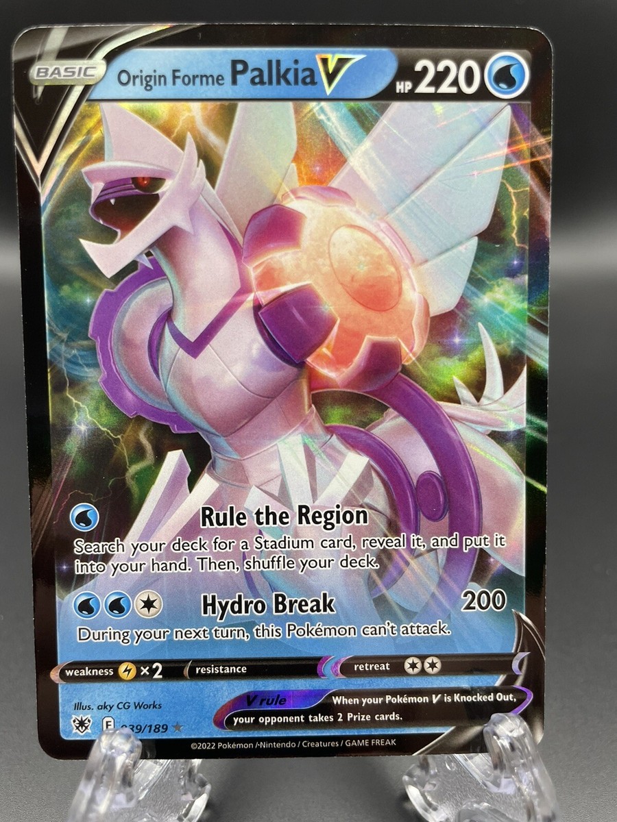 Pokemon Tcg Origin Forme Palkia V Ultra Rare 39/189 ( Astral