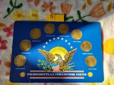 Vtg 1992 PRESIDENTIAL Collector COIN Token COLLECTION  from SHELL GAS STATION 