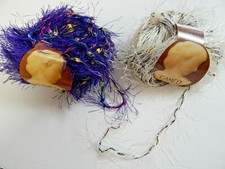 Knitting Fever "CAMEO" yarn Ribbon and Eyelash 2 COLORS DESIGNER Yarn