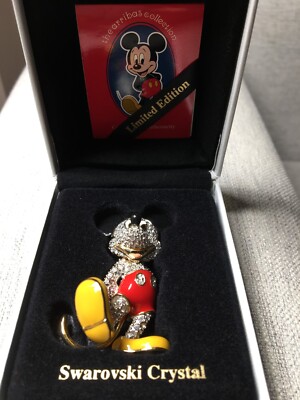 Swarovski Arribas Brothers Jeweled Mickey Mouse Disney Limited