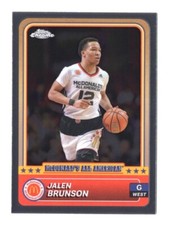Jalen Brunson 2024 Topps Chrome McDonalds All American Basketball #99