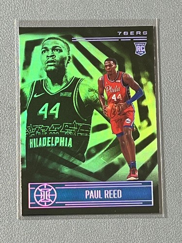 2020-21 Illusions Basketball Paul Reed EMERALD Rookie RC #168 76ers | eBay