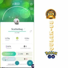 Pokémon Go - Shiny Scatterbug Form Meadow - Trade Registered Or PtC (20k )
