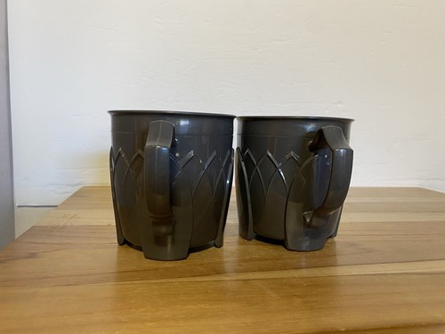Fenwick by Dinex - Carlisle Gray 8 oz Insulated Mug Coffee/Tea Cup USA ~ GUC - Picture 2 of 8