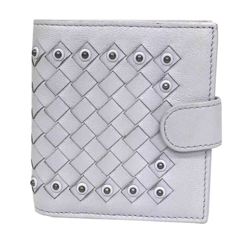 Bottega Veneta Intrecciato Leather Fold Wallet Lilac Mini Bottega Veneta Intrecciato Leather Fold Wallet Lilac Mini