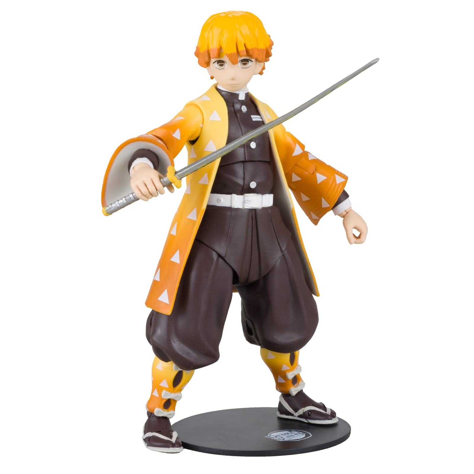 McFarlane Toys, Demon Slayer 7-inch Zenitsu Agatsuma Action Figure, Netflix Demo