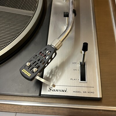 Sansui SR-4040 2-Speed Belt-Drive Turntable Record Player | eBay