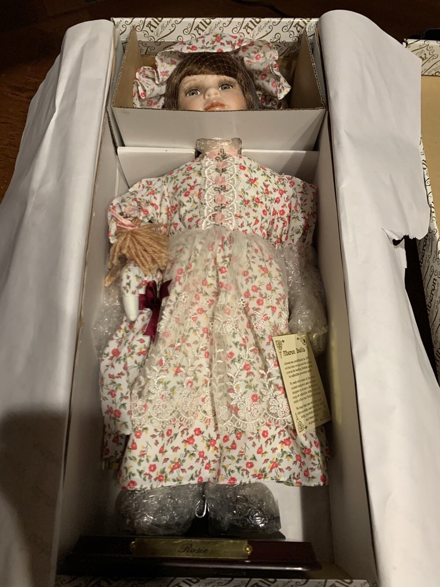 Alberon Dolls Rosie porcelain doll in original box | eBay