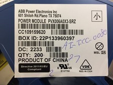PVX006A0X3-SRZ ABB POWER DC DC CONVERTER 0.6-5.5V SMD ROHS 2 PIECES