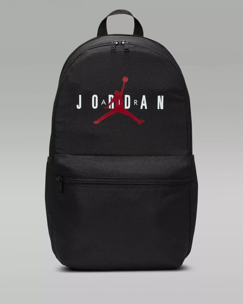 Nike Air Jordan Backpack 23L Black White Red Jumpman Unisex Bag MA0880 023