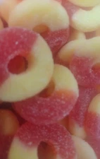 Albanese Strawberry Banana Rings Gummy Candy Candies 5 Pounds Free Shipping