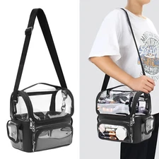 Makeup Brush Case, Waterproof Travel Backpack, with Adjustable Strap and Divider