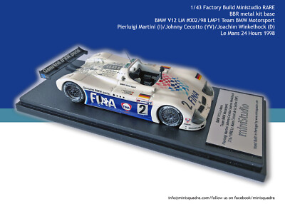 1/43 BMW V12 Team BMW Motorsport #2 Le Mans 24 Hours 1998 | eBay