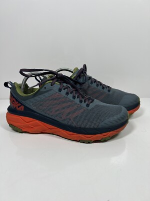 Hoka One One Shoes Men\'s Sz 11 Green Orange HOKA Challenger ATR 6 Thyme Fiesta Hoka Challenger ATR 6 Trailrunning Shoes - Mens, Thyme  main image 2