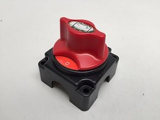 Pactrade Marine Boat Mini Battery Switch w/ POM Knob 90 DEG. Red Green Label 2P