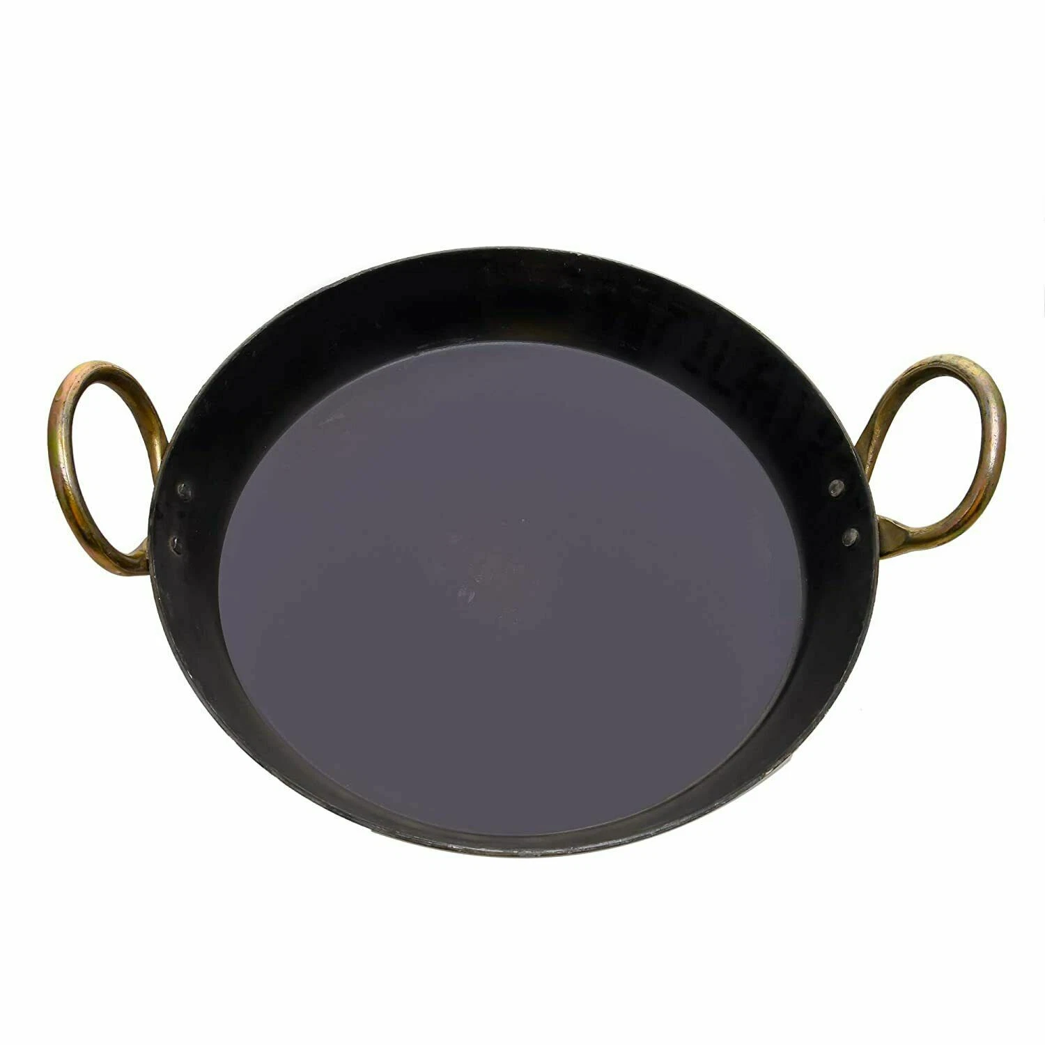 Heavy Base Iron Flat Kadai ,Black (10 inch)
Opens in a new window or tab