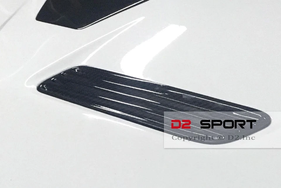 Carbon Fiber Front Air Intake Hood Vent fits Mitsubishi Lancer EVO 10 / Ralliart - Image 4 of 4