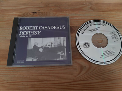 CD Klassik Casadeus - Debussy : Preludes 1 & 2 Livres (24 Song) CBS MASTERWORKS
