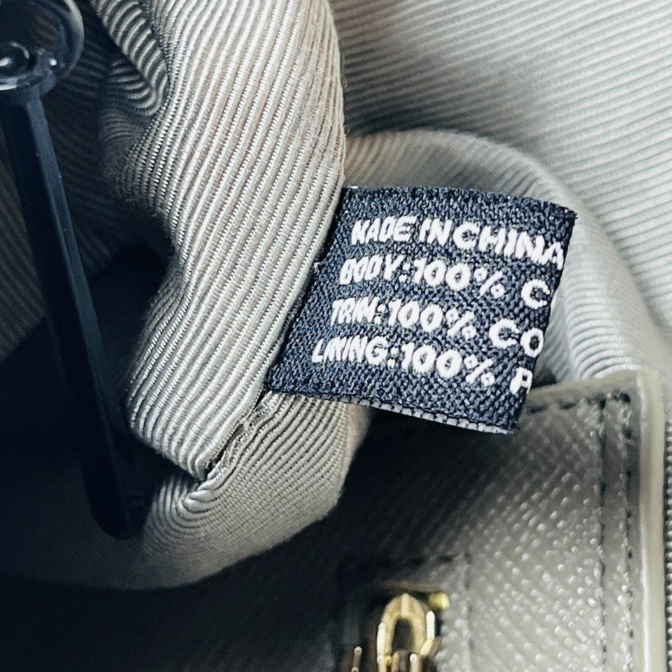 POUR LA VICTOIRE Off White Black Leather Bag Embossed Leopard Shoulder