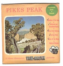 Vintage SAWYERS View Master PIKES PEAK 3 reel set COLORADO usa travel viewmaster