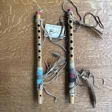 Native American Style Flute. Lot Of 2