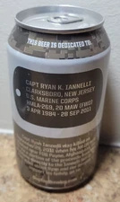 2014 Dog Tag Brewing Honoring America's Fallen Warriors Lager Craft Beer Can