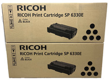Ricoh 406649 Original Black Toner Type SP 6330E For SP6330N X 2Pcs A Box