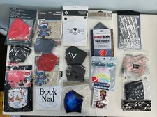 20 Packages Of Adult Face masks NEW Mix variety See pics Packaging Vary