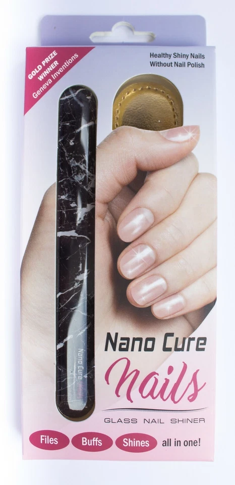 Nano Cure Uñas Vidrio Brillo de Uñas Limas Puffs Brillos Manicura Pedicura Kit de Herramientas Foto 4 de 4