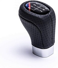 6-Speed Leather Gear Shift  Knob Fit For BMW 3 5 6 Series E46 E60 E62 E83 E91