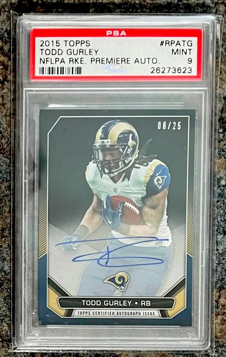 Todd Gurley Topps Nflpa Rookie Premiere Autographs #RPATG Base